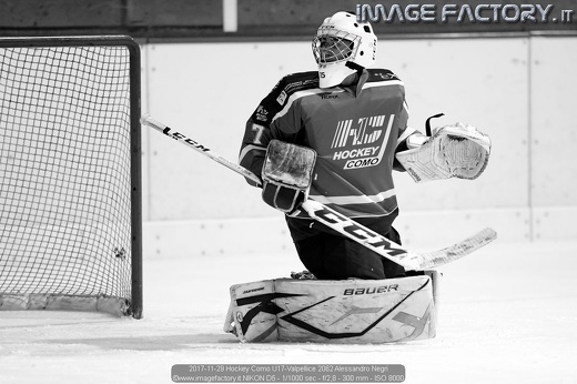 2017-11-29 Hockey Como U17-Valpellice 2062 Alessandro Negri